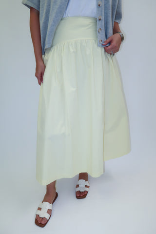 Easy Company Smocked Back Midi Skirt - The Pink Tulip Clothing