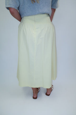 Easy Company Smocked Back Midi Skirt - The Pink Tulip Clothing