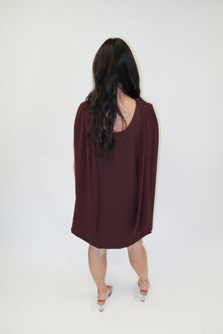 Champagne Plans Sleeveless Scarf Neck Mini Dress