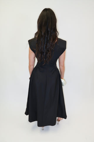 Keep It Sleek Fitted Waist Midi Dress