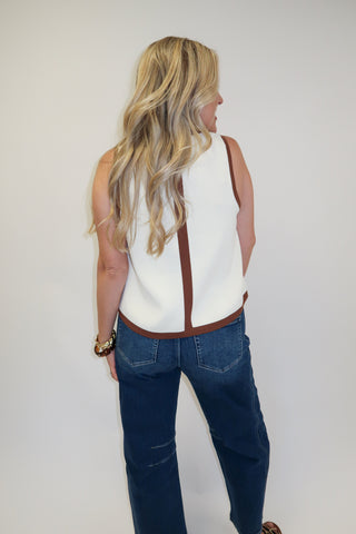 Take The Scenic Route Sleeveless Swing Top