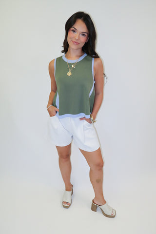 Take The Scenic Route Sleeveless Swing Top