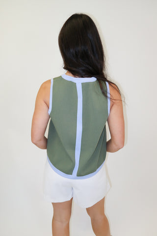 Take The Scenic Route Sleeveless Swing Top