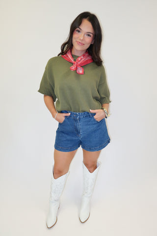 Always In Style Ribbed Knit Sweater