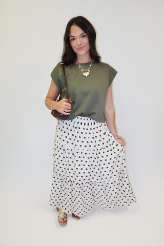 Keep It Moving Ribbed Cap Sleeve Knit Top