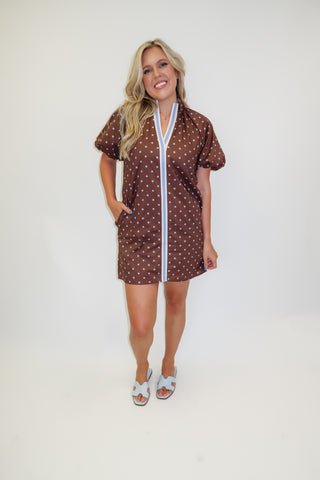 Picture This Blue Polka Dot Dress