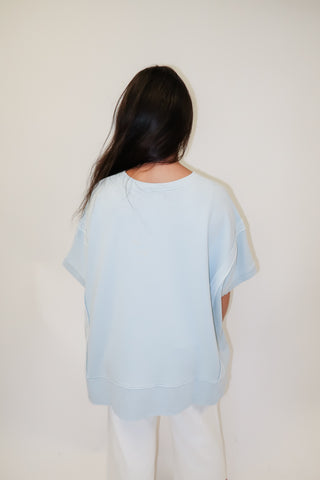 Morning Coffee Exposed Seam Top
