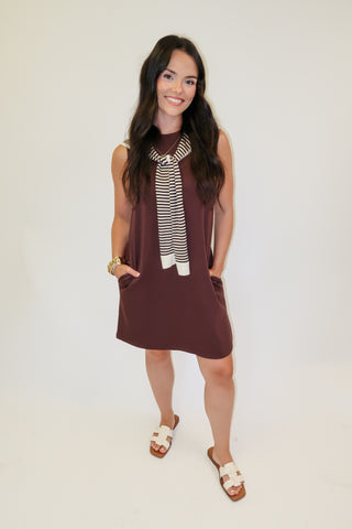 Layered Living Sleeveless Sweater Dress