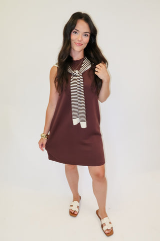 Layered Living Sleeveless Sweater Dress