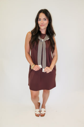 Layered Living Sleeveless Sweater Dress