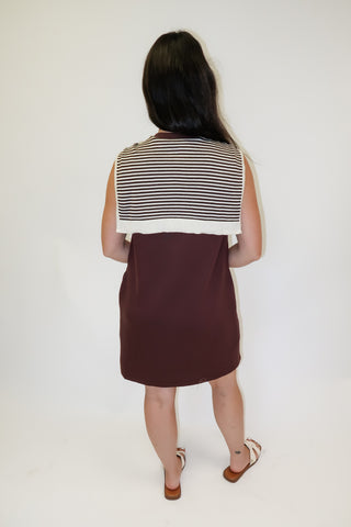 Layered Living Sleeveless Sweater Dress