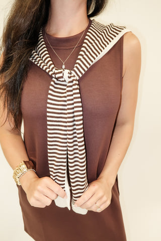 Layered Living Sleeveless Sweater Dress