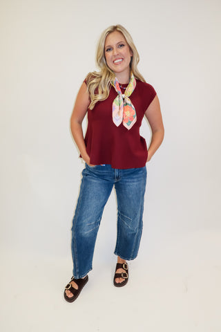 Better Together Sleeveless Knit Swing Top
