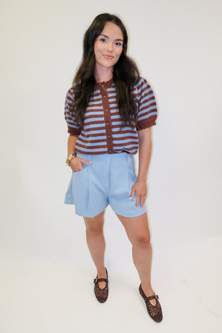 Out And About Two Tone Stripe Cardigan