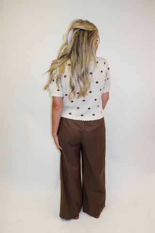 Spotted In Town Polka Dot Puff Sleeve Cardigan