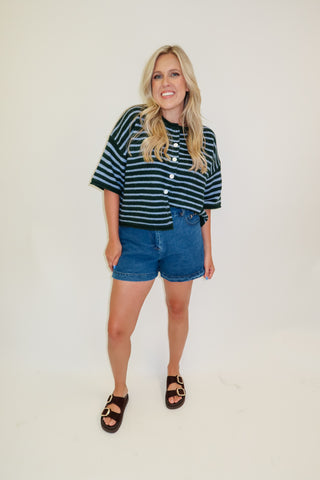 Pinch Me 2 Tone Stripe Cardigan