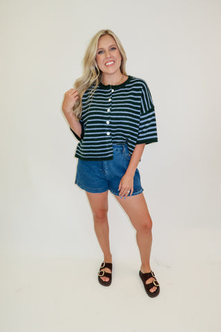 Pinch Me Two Tone Stripe Cardigan
