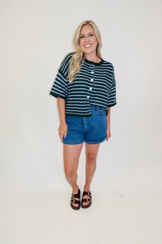Pinch Me Two Tone Stripe Cardigan