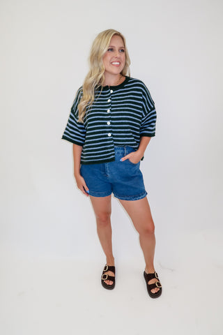 Pinch Me Two Tone Stripe Cardigan