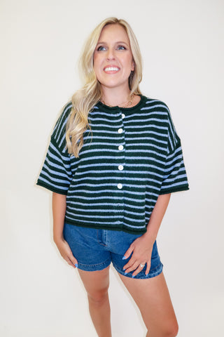Pinch Me Two Tone Stripe Cardigan
