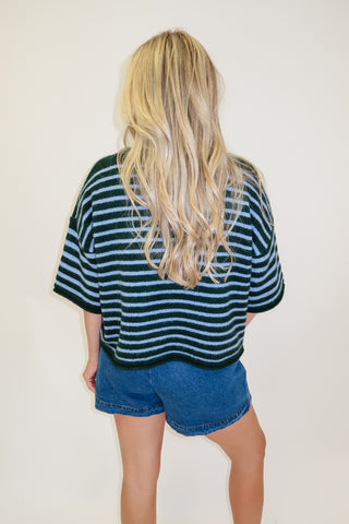 Pinch Me Two Tone Stripe Cardigan
