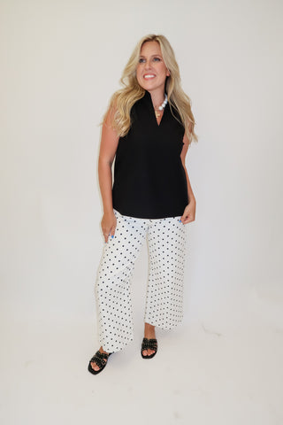 In Good Taste Wide Hem Sleeveless Top