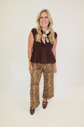 Better Together Sleeveless Knit Swing Top