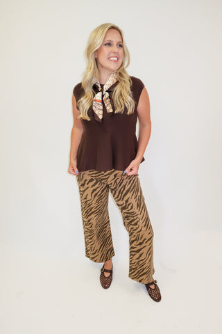 Better Together Sleeveless Knit Swing Top