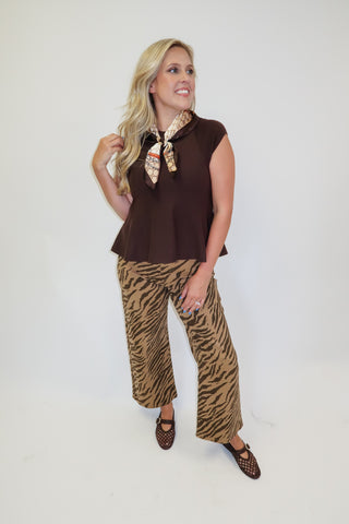 Better Together Sleeveless Knit Swing Top
