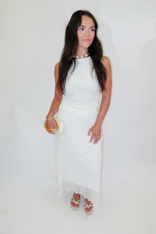 Midnight Romance Sleeveless All Lace Skirt
