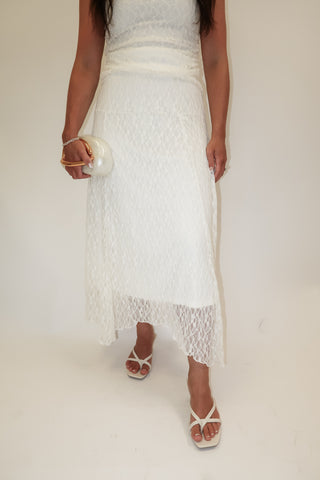 Midnight Romance Sleeveless All Lace Skirt