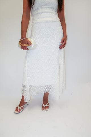 Midnight Romance Sleeveless All Lace Skirt