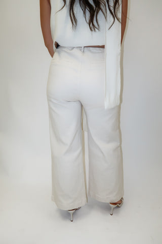 Downtown Days Stretch Pants with Hardware Pocket Trim