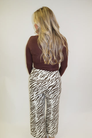 Second Nature Knit Drape Neck Long Sleeve Fitted Stretch Top