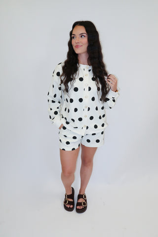 Around the Clock Polka Dot Set - The Pink Tulip Clothing