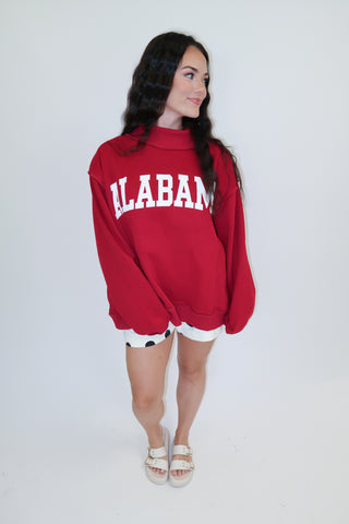 Roll With It Reversible Alabama Sweatshirt - The Pink Tulip Clothing