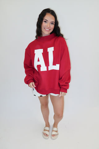 Roll With It Reversible Alabama Sweatshirt - The Pink Tulip Clothing