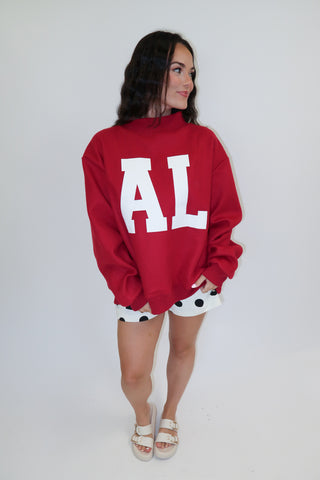 Roll With It Reversible Alabama Sweatshirt - The Pink Tulip Clothing