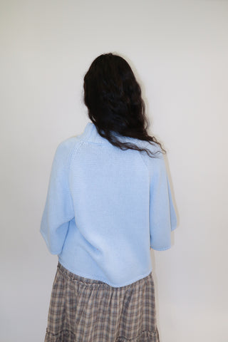 Coffee Run Mock Neck Sweater - The Pink Tulip Clothing