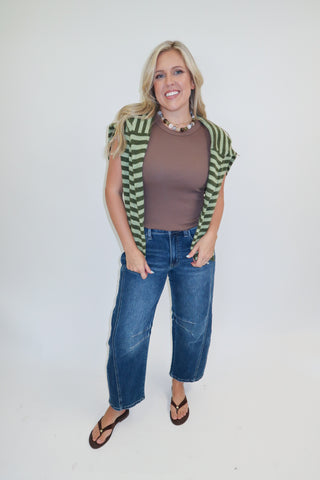 The Foundation Garment Dyed Ribbed Tank - The Pink Tulip Clothing