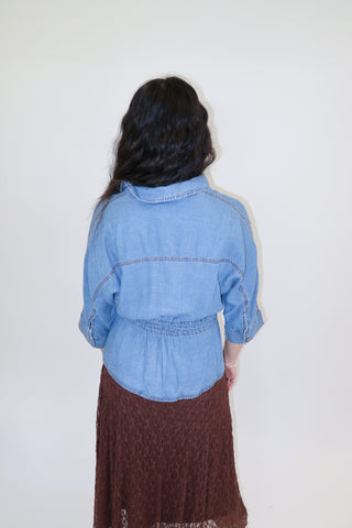 Plans Pending Drawstring Waist Top - The Pink Tulip Clothing