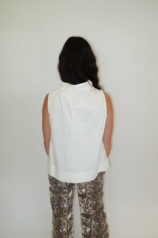 Off the Record Tie Neck Top - The Pink Tulip Clothing