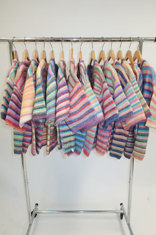 Color Story Patchwork Cardigan - The Pink Tulip Clothing