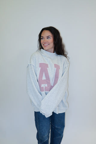 Sweet Home Striped Sweatshirt - The Pink Tulip Clothing