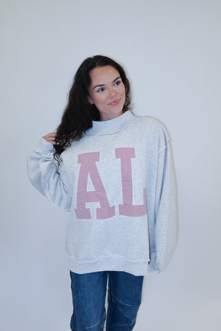 Sweet Home Striped Sweatshirt