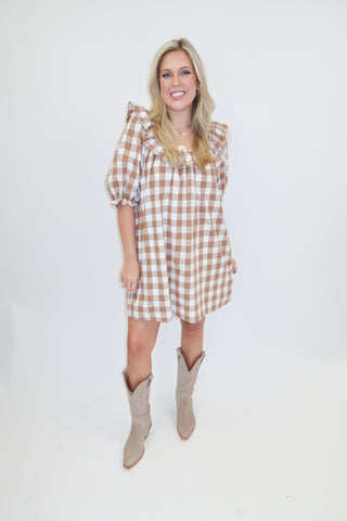 Check Me Out Ruffle Dress