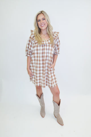 Check Me Out Ruffle Dress