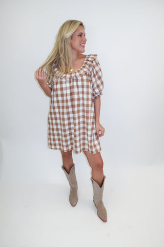 Check Me Out Ruffle Dress