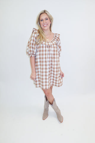 Check Me Out Ruffle Dress
