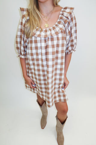 Check Me Out Ruffle Dress